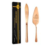 Cake Slicing Kit for Wedding, Household Cake Cutter and Cake Server Set, Stainless Steel Cake Cutter and Wedding Cake Cutter, Durable Cake Cutting Set for Fruit, Cheese, Bread, Pie, Pizza