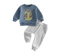 Cake Smash Outfit Birthday Boy Birthday Gifts Dinosaur Sweatshirt Pants | 1st Birthday Outfit Boy,2nd Birthday Gifts for Boys,3rd Birthday Outfit,4th Birthday Boy Outfit,Baby Boy 2nd Birthday Outfit