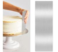 Cake Smoother Scraper, Metal Scrape, 10 Inch Stainless Steel Icing Spatula, Cakes Edge Scraper Tools, for Decorating Mousse Butter Cream