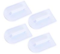 Cake Smoother Set, 4 PCS Fondant Smoother Tool, Cake Smoother, Cake Decorating Tools, Icing Smoother Tool,Cake Smoother for Buttercream, Cake Icing Smoother, Buttercream Smoother, 14.3 X 8 Cm