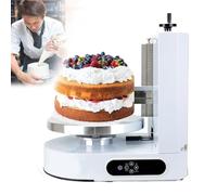 Cake Spreading Machine - Stainless Steel Electric Icing Smoother with Adjustable Speed Turntable for Professional Cake Decoration