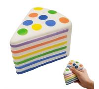 Cake Squishies,Giant Layer Cake Squishies,Jumbo Rainbow CakeSquishies,Big Squi-shies Cakes Slice Jumbo,Giant Layer Cakes Slow RisingSqui-shies for Mother's Day Father's Day Anniersary Party