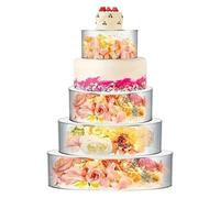 Cake Stand - 4 Levels Fillable Stackable Serving Dessert Presentation Cake Holder - For Table Decoration Wedding Birthday Christmas Party Celebration Home Biscuits
