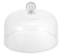 Cake Stand Cover Desssert Display Cover Cake Stand Chocolate Cupcake Candy Snack Display Plate Clear Plastic Cloche Dome 13cm