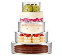 Cake Stand for Parties 4-Tier Acrylic Container For Filling | Cupcake Holder Acrylic Cake Stand For Wedding Birthday Christmas Party Buffet Event Home Office Cookies