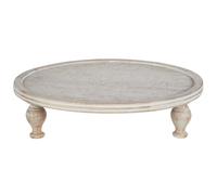 Beliani Cake Stand Luksor Mango Wood Light Brown