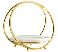 Cake Stand Marble Cake Plate Dessert Table Ornaments Tea Snacks Dessert All Right Display Stand Birthday Cake Stand Cake Holder (Size : L)