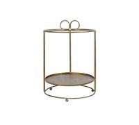 Cake Stand Pedestal European-style Cake Stand with Handle Metal Dessert Display Stand Afternoon Tea Cupcake Stand Wedding Party Pastry Serving Tray Cake Tray