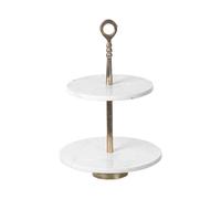 Cake Stand TARUM Stone White Marble