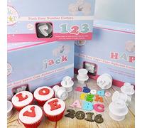 Cake Star Push Easy Upper & Lower Case Alphabet & Number Plunger Cutters