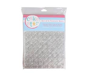 Cake Star Texture Mats - Outdoor Adventure - 6 piece