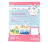 Cake Star White Wafer Paper, 178 x 142mm, 12 Sheets, Rice Paper For Baking and Cake Decorating