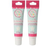 Cake Star Writing Icing, Tubes, Frosting Pens With Icings Ready To Use, Vibrant Colour, Create Edible Decorations & Your Own Personalised Messages & Designs - White 25g (Pack of 2)