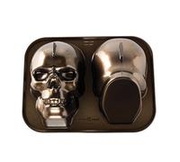 Cake Tin: Nordic Ware Skull, Bronze