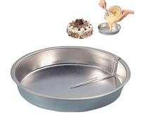 Cake Tins 9.84 Inch Round Easy Release Cake Pan with a Built-in Swivel Cutter Easy to Clean Baking Pans for Home Kitchen,for Quiche, Pie and Cakes Pan