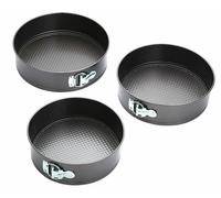 Kitchen Craft - Spring Form Cake Pans - Set of 3 - Mix
