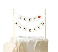 Cake Topper for Wedding | Funny Reception Supplies,Wedding Cake Decor - for Engagement Banquet Home Marriage Celebration Groom Bride