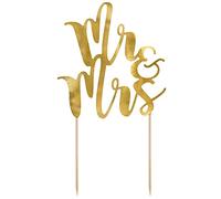 Cake Topper Mr Mrs Cake Topper Decoration Wedding Engagement Cake Decoration for Wedding Cake Mr Mrs Gold