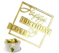Cake Topper,Novelty Unique Cake Insert - My Love Birthday Party Decoration Lover Birthday Topper Acrylic