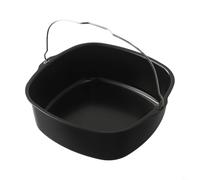 Cake Tray Basket Using Non-stick Aluminum Material Compatible with Air Fryer Oven and Microwave for Consistent For Baking Outcomes (8 inch)