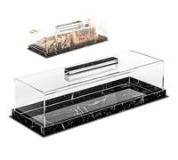 Cake Tray With Lid, Large Rectangular Cake Tray, Acrylic Rectangle Cakes Stand With Clear Cover Lid, Acrylic Pastry Display Case Storage Box, Dessert Holder For Party Home Kitchen