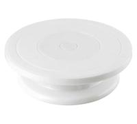 Cake Turntable, Plate Rotating Anti S Round Stand Revolving Pastry Decorate Tool Baking Supply Decorating Supplies(White)