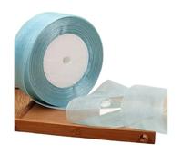Cake Wrapping Ribbon, Organza Ribbon for Gift Wrapping DIY Crafts Wedding Multicolor 12-50mm 2 pcs(Lake Blue,12mm Organza Ribbon)