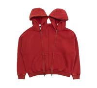 CAKEASY Intimate Hoodie, Funny Couple Hooded Sweatshirt, Unisex, Oversized Long Sleeve Pullover for Couples, L