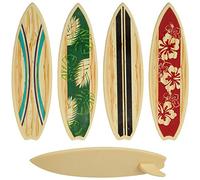 CakeDrake SURFBOARD Surf Board Beach LUAU Tropical 4 pieces Cake PARTY Decoration TOPPER