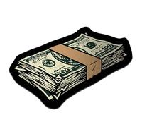 CAKEEYUM 100 Dollar Bill Rug 20x32'' Charming Soft & Cozy Money Rug with Anti-Slip Back Hip-Hop Style Money Carpet with Non-shedding Edges for Bedroom, Living Room and Study 100 Dollar Bill