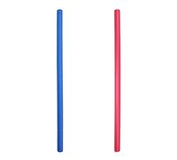 CAKEEYUM 2Pcs Pool Noodles 59" Foam Swimming Noodle Floating Pool Noodles Inflatable Foam Tube Solid Swim for Kids and Adults (Red and Blue) red swim nood