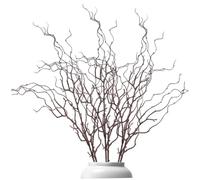 CAKEEYUM 3Pcs Branches for Vase - 47.2 Inch Antler Shaped Plastic Willow Branches - Artificial Decorative Twigs for Flower Arrangement - Rustic Home Decor Faux Stems