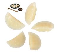 CAKEEYUM 5 Pcs Dumpling Stress Ball Lifelike PVC Dumpling Toys for Sensory Fidget Desk Decor Kitchen Display and Stress Relief Ball, Toy, Toys, Toy, Squeez