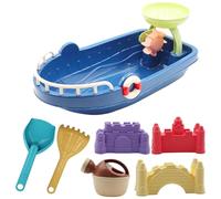 CAKEEYUM Beach Sand Toys - Large Castle Sand Toys with Shovel and Rake Set for Kids & Adults, Play Set for Beach, Sandbox, Snow, Kids, Sandbox, Play, To