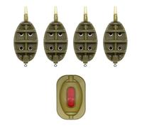 CAKEEYUM Carp Fishing Inline with Quick Release Mould for Carp Barbel Coarse 1Set method feeders fishing carpcarp inline flat method feeder feeders