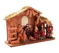 CAKEEYUM Christmas Nativity Set Religious Nativity Scene & Figures for Christmas Indoor Tabletop Decorations Set, Scene, Sets & Figures, Decora
