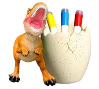 CAKEEYUM Decorative Pen Holders for Desk Fun Dinosaur Pencil Holder Resin Pen Organizer for Desk Office, School Classroom, Home Style 1 Decorative Holders for , Pencil Holder, for , P