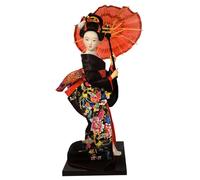 CAKEEYUM Japanese Doll Asian Kimono Geisha Doll Collectible Figurines Decoration for Table Centerpieces, Living Room, 10 Inch Japanese, Dolls, Girl Toys, Kokeshi Dolls, Asian, Small Do