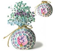 CAKEEYUM Mosaic Kits for Adults Colorful Tiles DIY Mosaic Vase Art Gifts Centerpiece for Table Wedding Holiday Decor Kits for Adults, Kit, Art for, Craft Kit