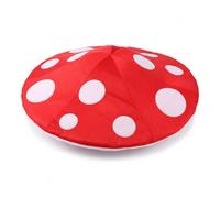 CAKEEYUM Mushroom Hat Fun Toad Hat for Costume & Cosplay Toadstool Bucket Hats with String Renaissance Festival Accessory Mushroom, Toad, Costume, Bucket, Beanie, Mus