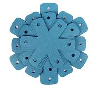 CAKEEYUM Pot Pan Protectors Stacking Pot Separators Pads Kit Anti-Scratch Cookware Mats Blue 12PCS Pan Protector Pads Set Pan Separators Mats Stacking Pot Protectors Cookware Protectors