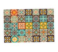 CAKEEYUM Quick Dry Dish Mat Retro Drying Mat 12x16 Absorbent Hide Stain Dish Drying Pad with Non-Slip Rubber Backed Kitchen for Bar Countertops Coffee RackQuick Dry Di