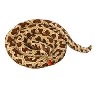 CAKEEYUM Snake Stuffed Animal 74.8'' Long Python Snake Plush Lifelike Stuffed Toy Soft Plush Snakes for April Fool Day Prank Props Brown Animal, Stu
