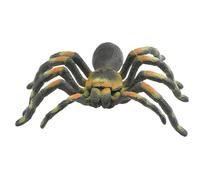 CAKEEYUM Spiders Realistic Tricky Halloween Woolly And Tig Spider Lifelike Action Model Educational Learning Tarantula Spider Toys For Halloween Prank Props (4.3x3.9x1.7 In) Spiders, Wool