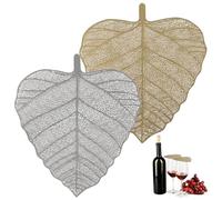 CAKEEYUM Wine Glass Covers 2Pcs Stainless Steel Glass Covers for Drinks, Leaf Shaped Mesh Wine To Keep Bugs Out, Drink Cover for Coffee Mugs Tea Cups Coffee Cup Cover To Keep