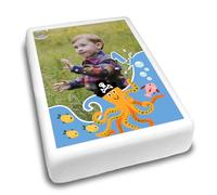 Cakeshop Portrait Personalised Edible Cake Topper Pirate Animal Octopus | Custom Image & Text | For Birthdays & Celebrations | Multiple Shapes & Sizes | Icing & Wafer Paper Options