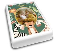 Cakeshop Portrait Personalised Edible Cake Topper With Jungle Animals | Personalise Custom Image | For Birthdays & Celebrations | Multiple Shapes & Sizes | Icing & Wafer Paper Options