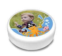 Cakeshop Round Personalised Edible Cake Topper Pirate Animal Octopus | Custom Image & Text | For Birthdays & Celebrations | Multiple Shapes & Sizes | Icing & Wafer Paper Options