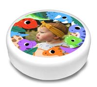 Cakeshop Round Personalised Edible Cake Topper With Cute Colourful Dinosaurs Border | Personalise Custom Image | For Birthdays & Celebrations | Multiple Shapes & Sizes | Icing & Wafer Paper Options