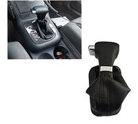 Cakievro Automatic Car Shift Gear Knob Gaitor Leather Cover Shifter Lever Gear Stick Knob for Sko-da VW Ti-guan TOU-Ran Bo-ra Pa-ssat